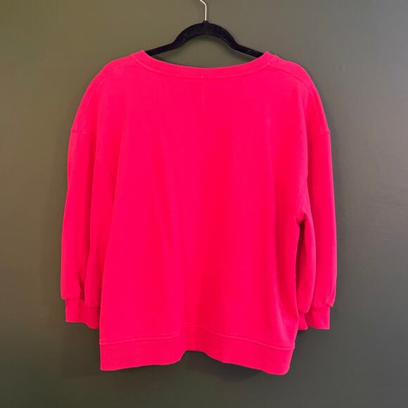 And Away Women's Hot Pink Sweatsuit Loungewear 2 pc M L EUC - Picture 3 of 7